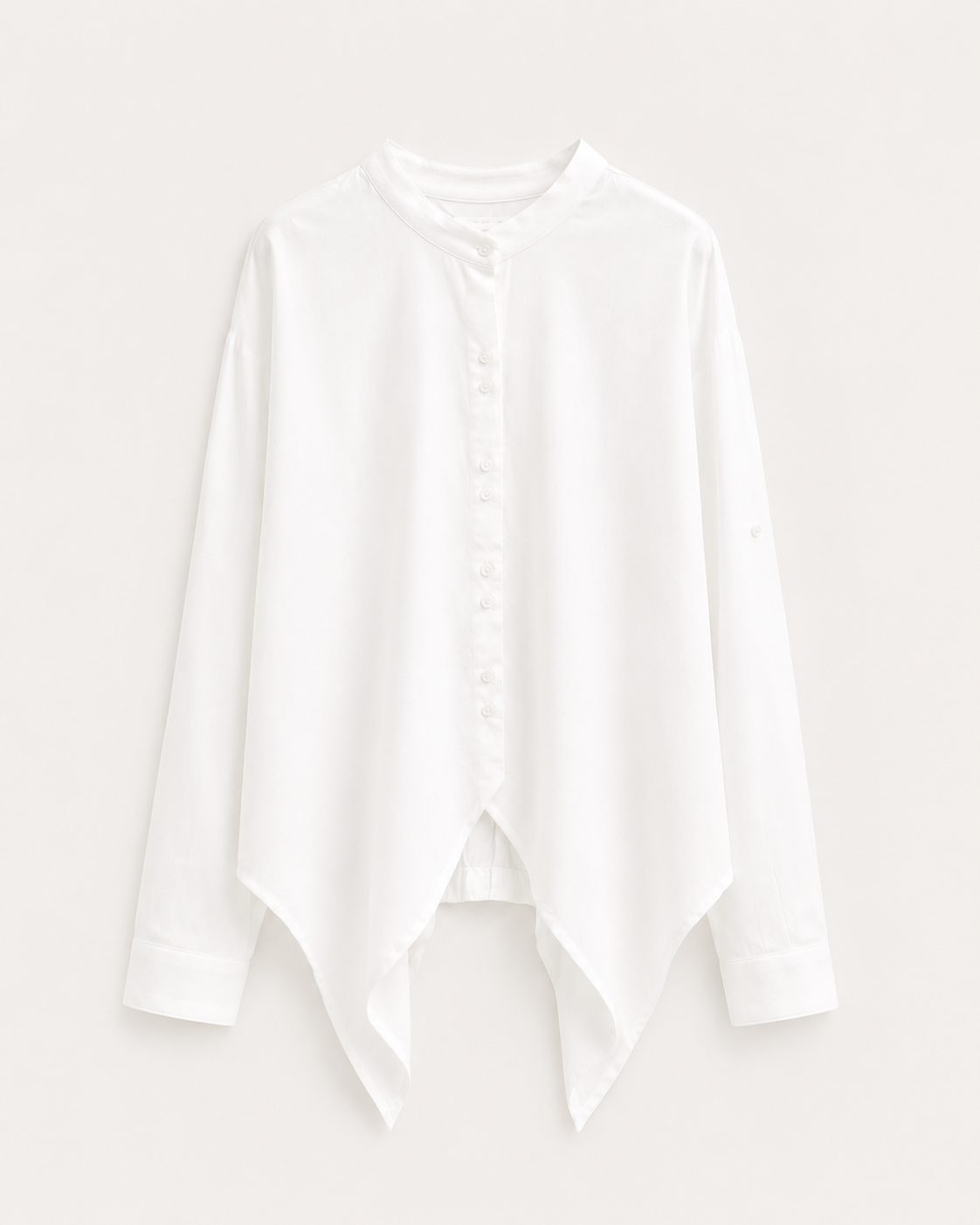 Irregular Bottom Hem Shirt