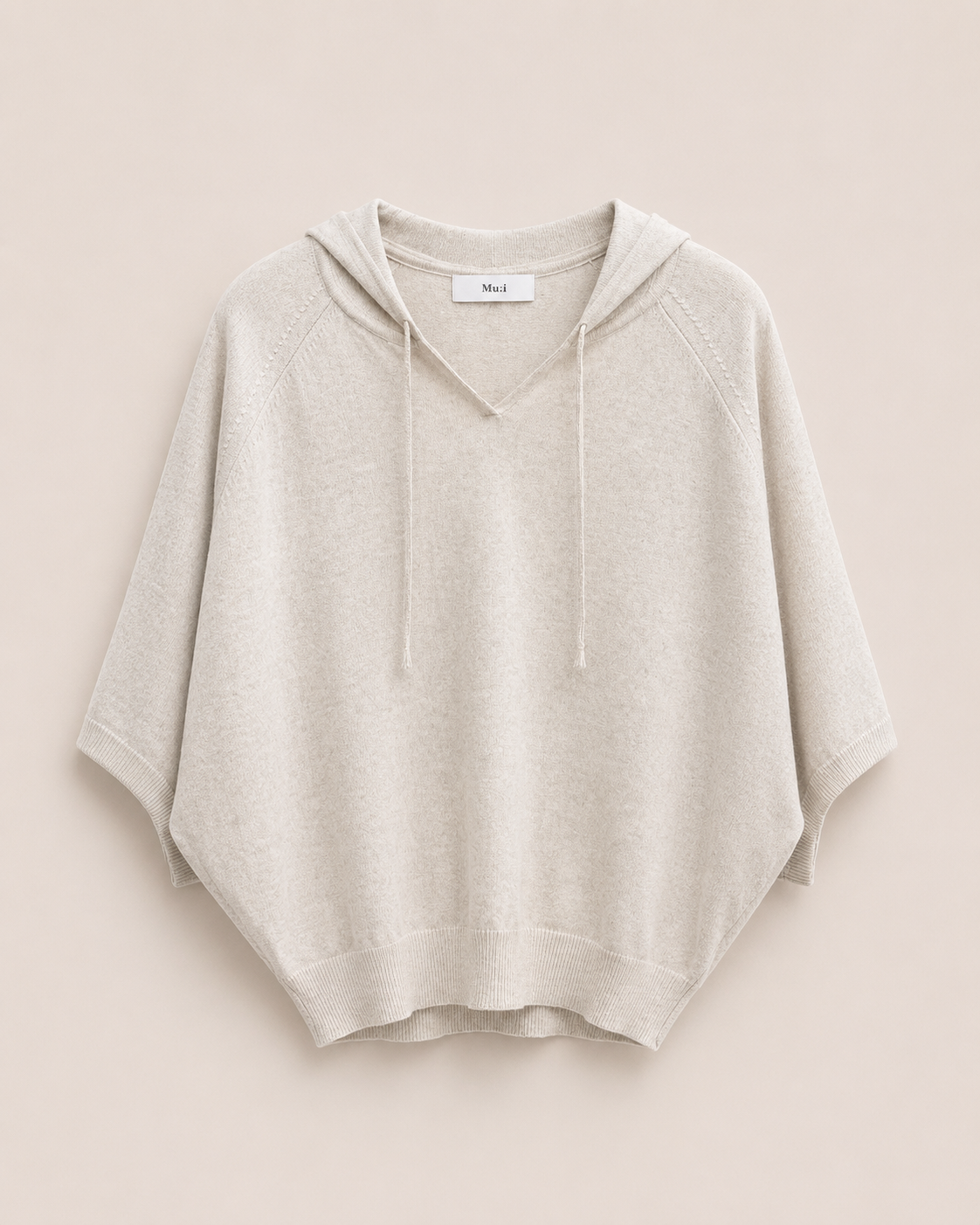 Quarter Sleeve Hoodie Top
