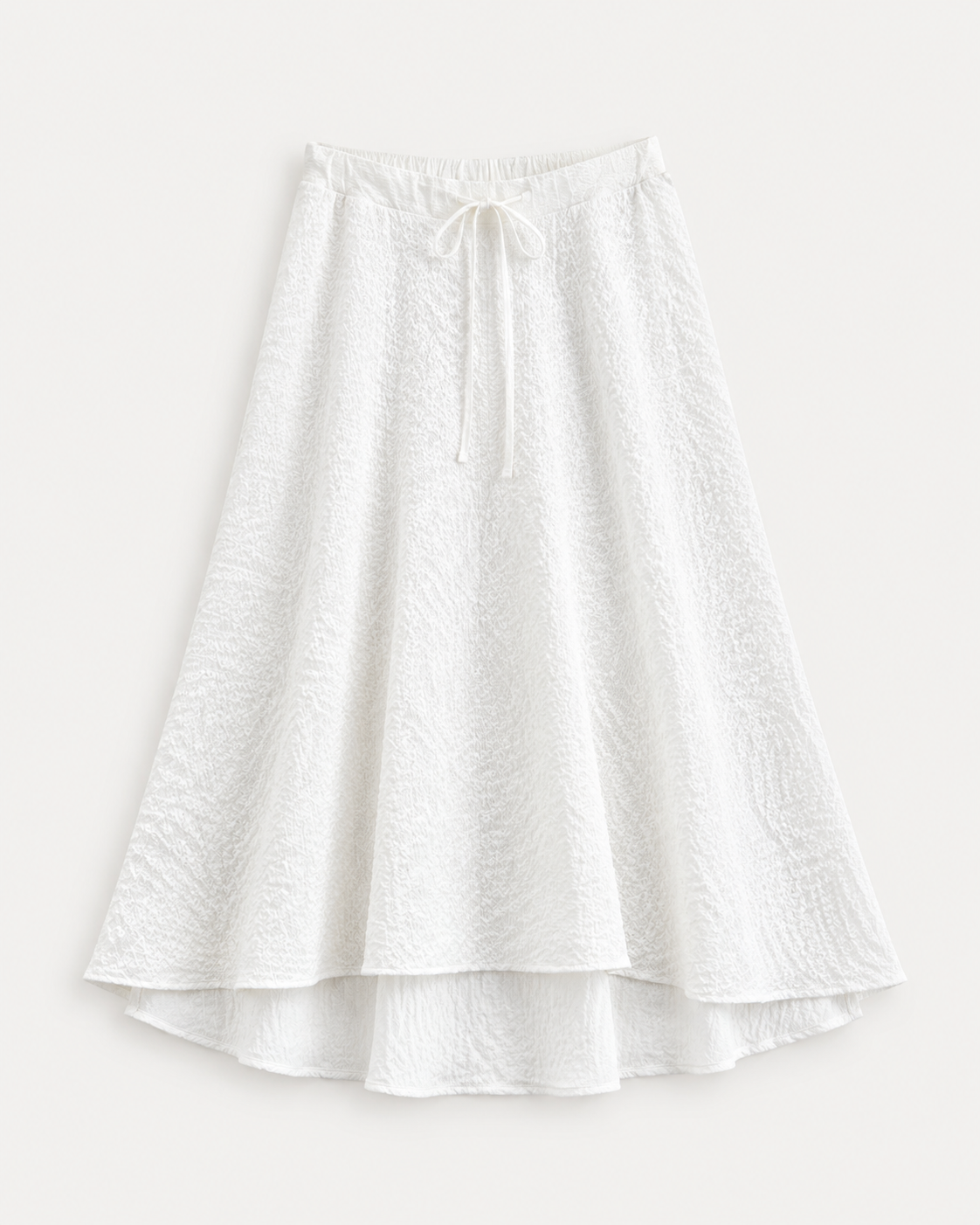 Textured Layered Bottom Skirt