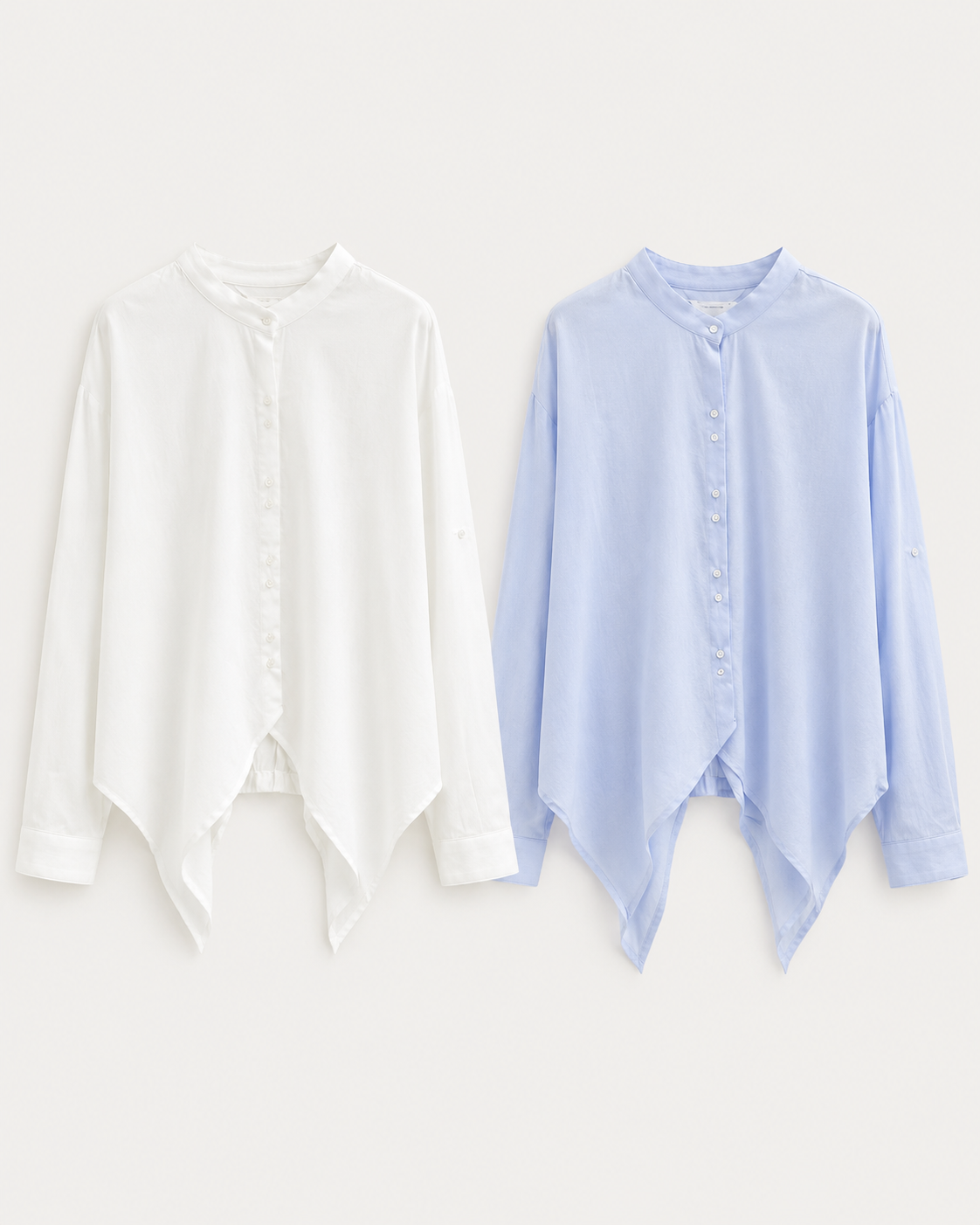 Irregular Bottom Hem Shirt