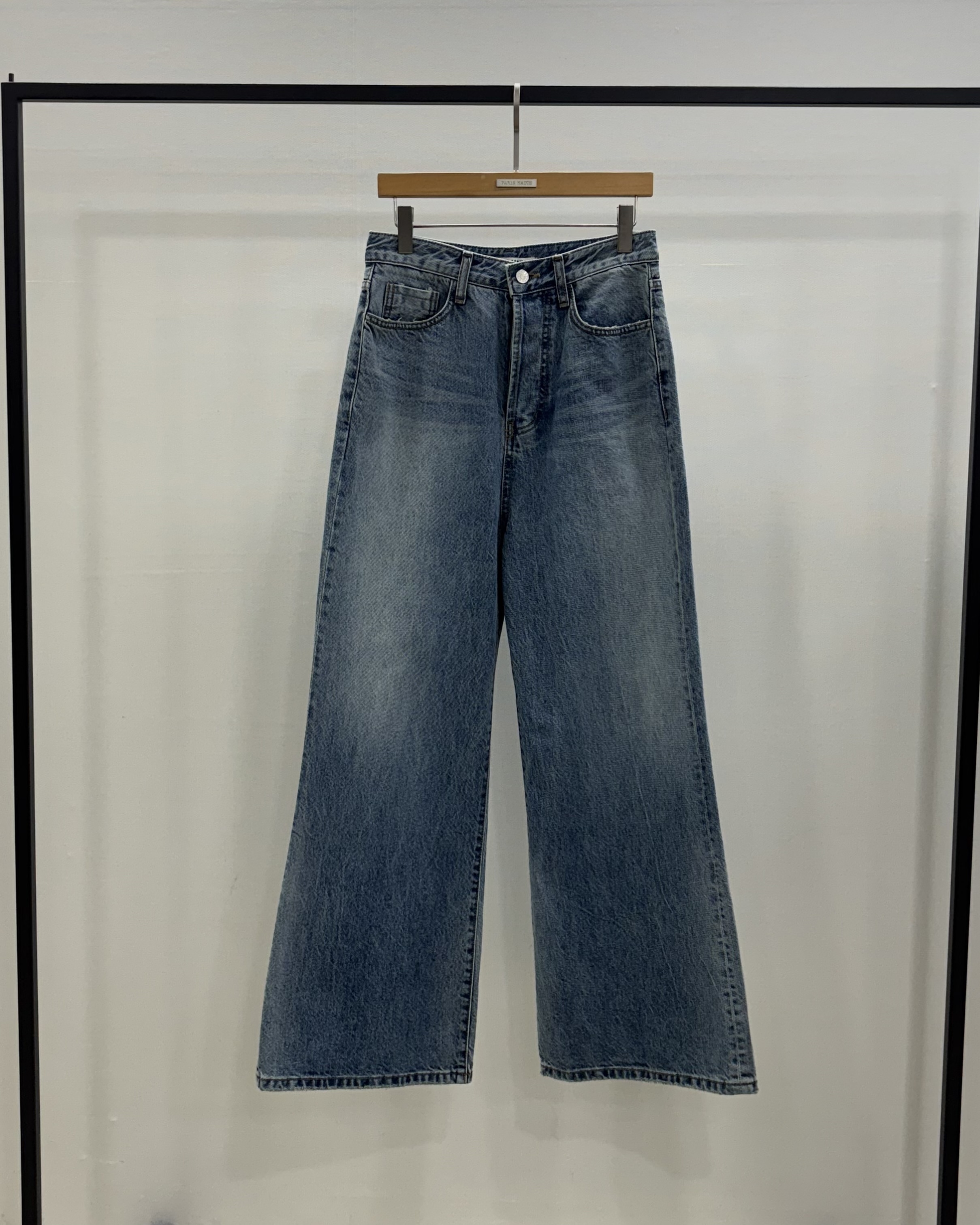 Washed Mid Denim Jeans