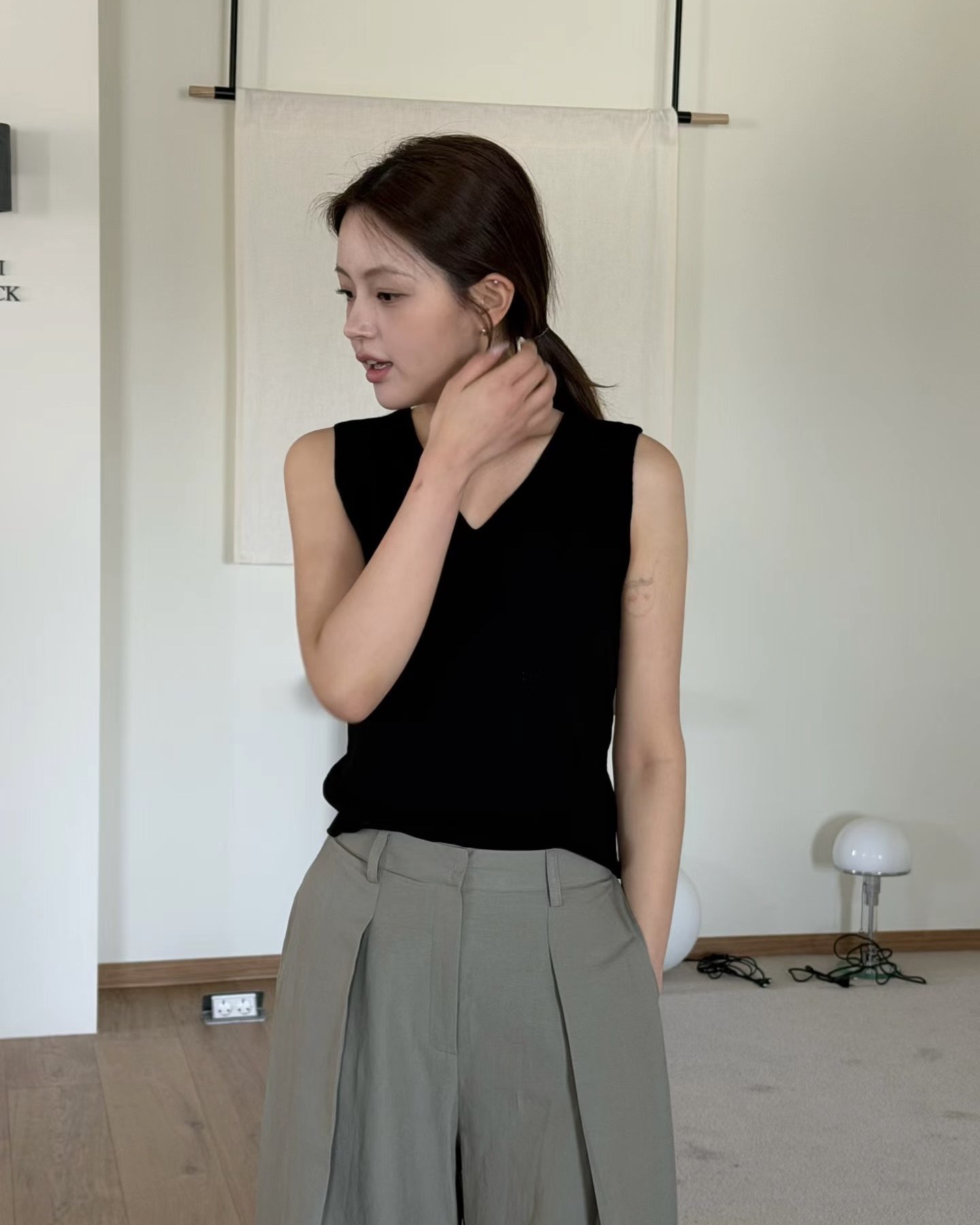 2 Way Sleeveless Knit Top