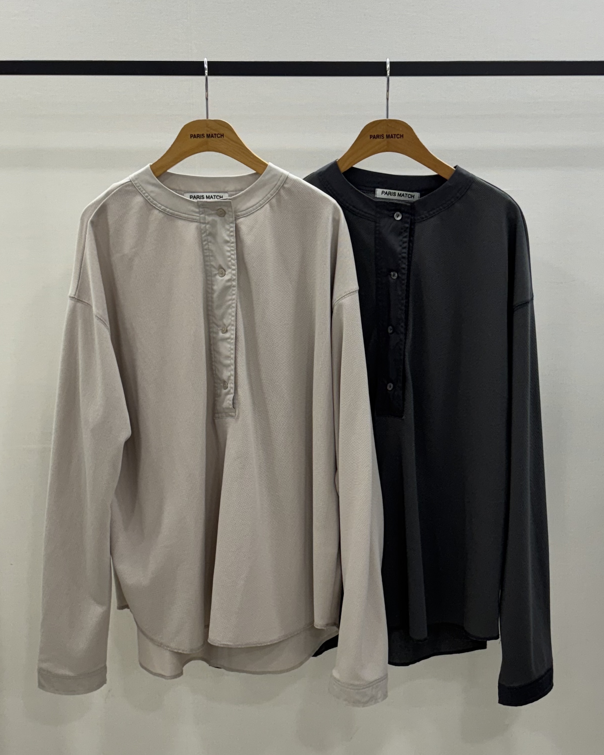 Half Button Down Blouse