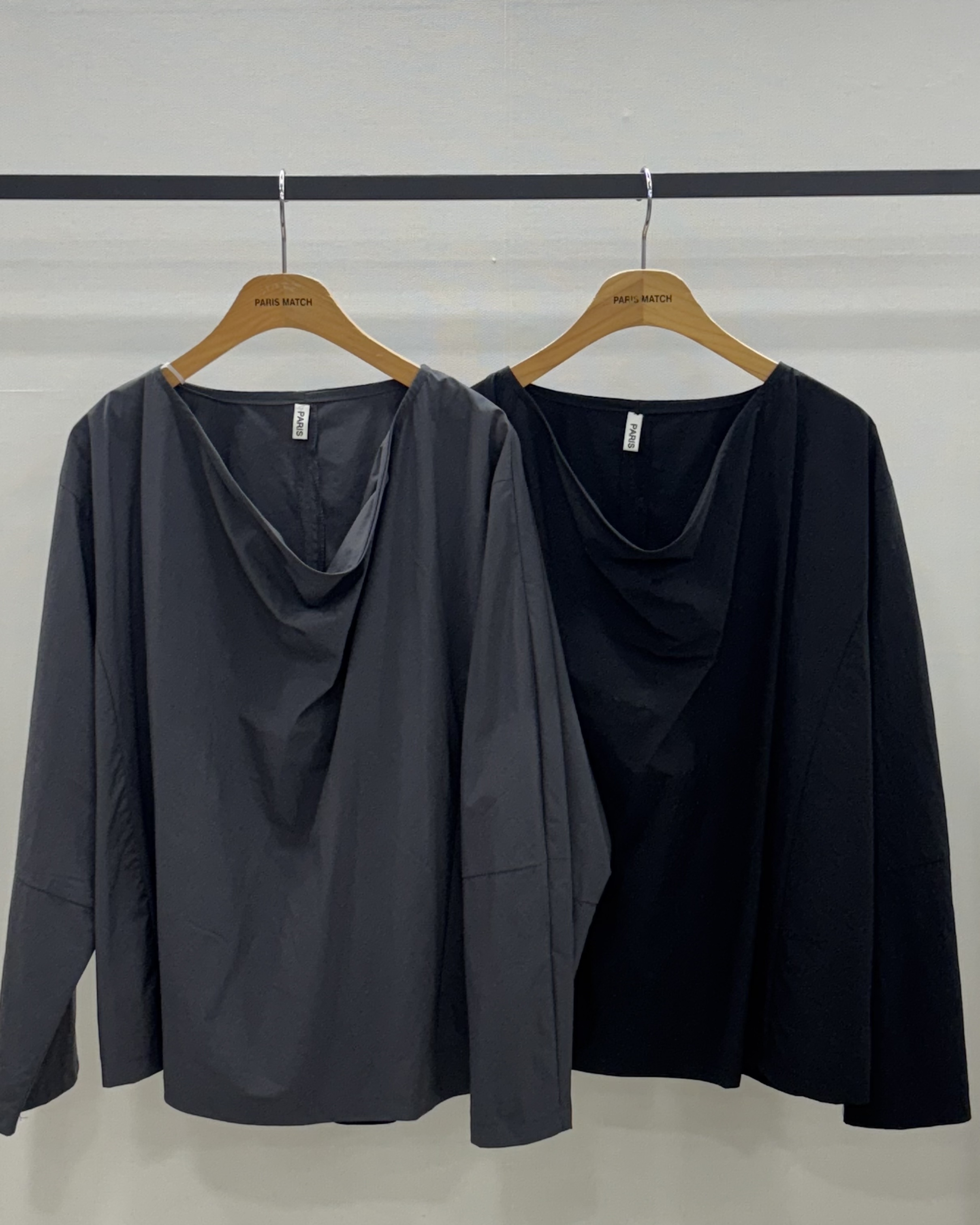 Drape Neckline Blouse