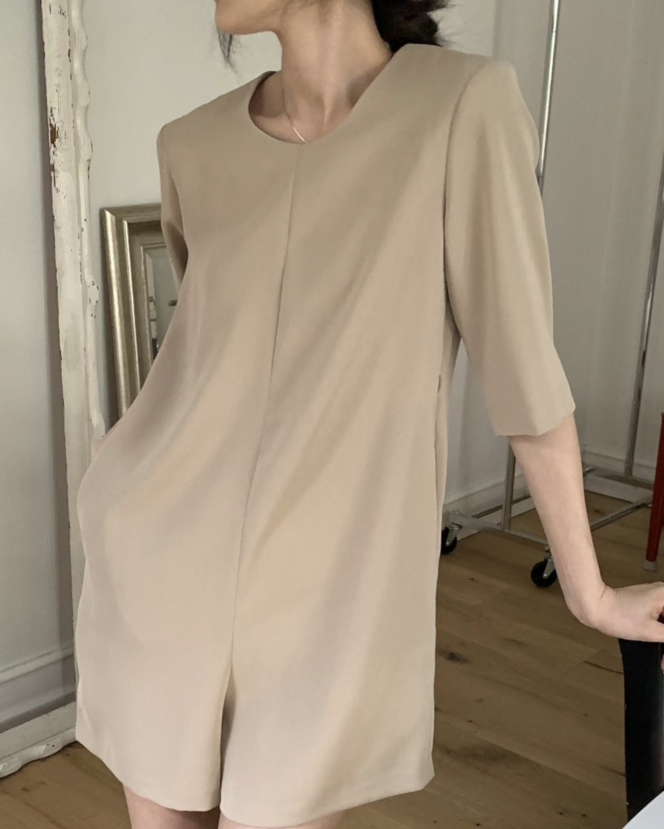 Peek Back Shorts Jumpsuit