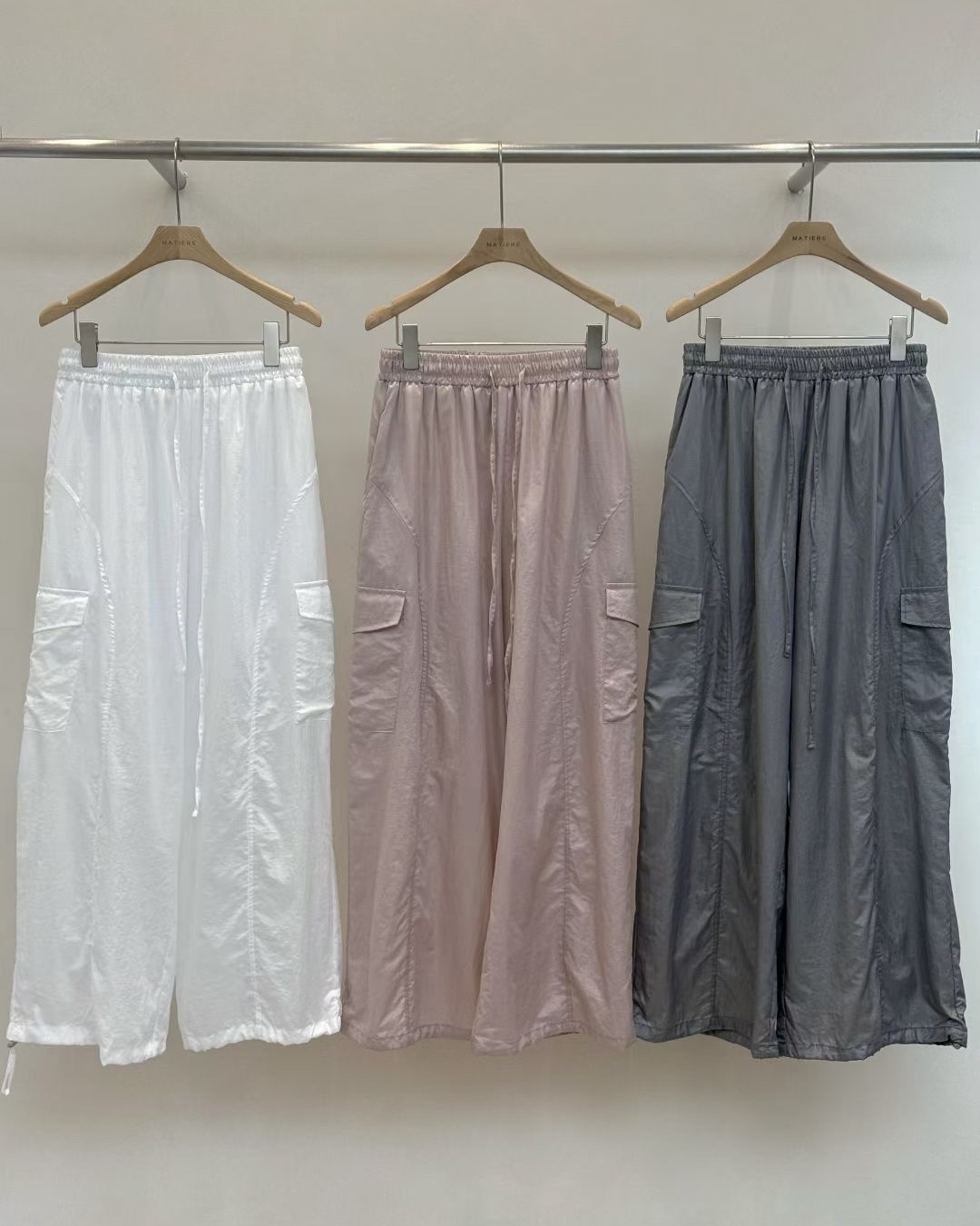 Tencel Cargo Banded Pants