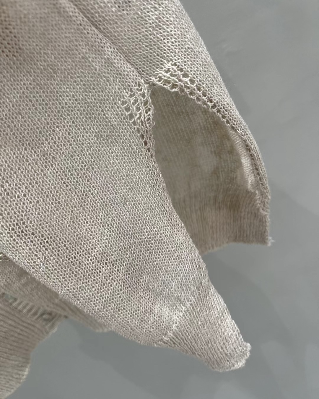 V Neck Long Knit Vest