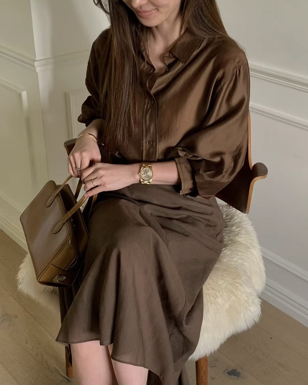 Puff Quarter Sleeve Blouse