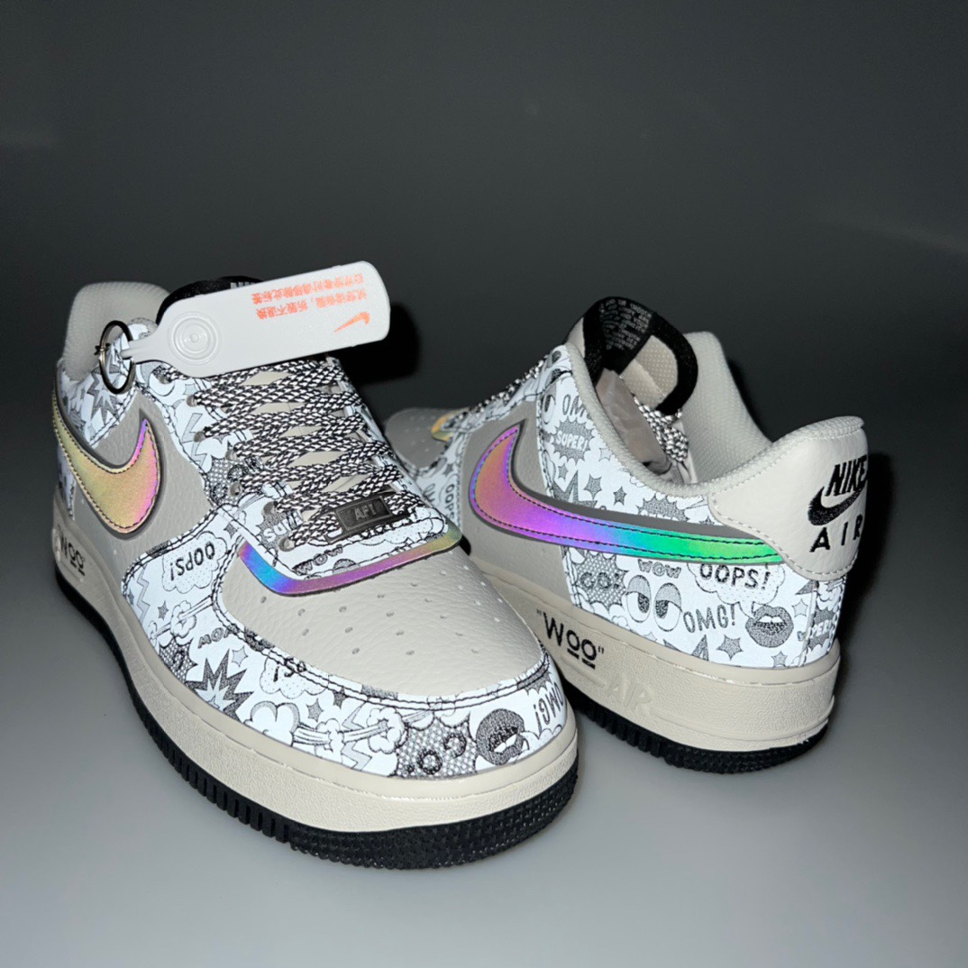 Air Force 1「塗鴉反光」