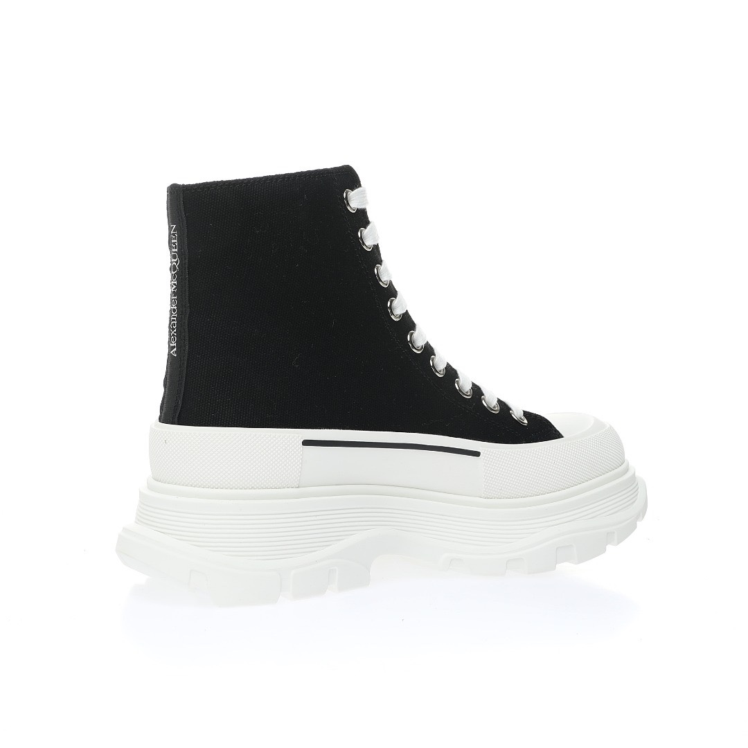 Alexander McQueen Chunky Tread Slick Mid Boots
