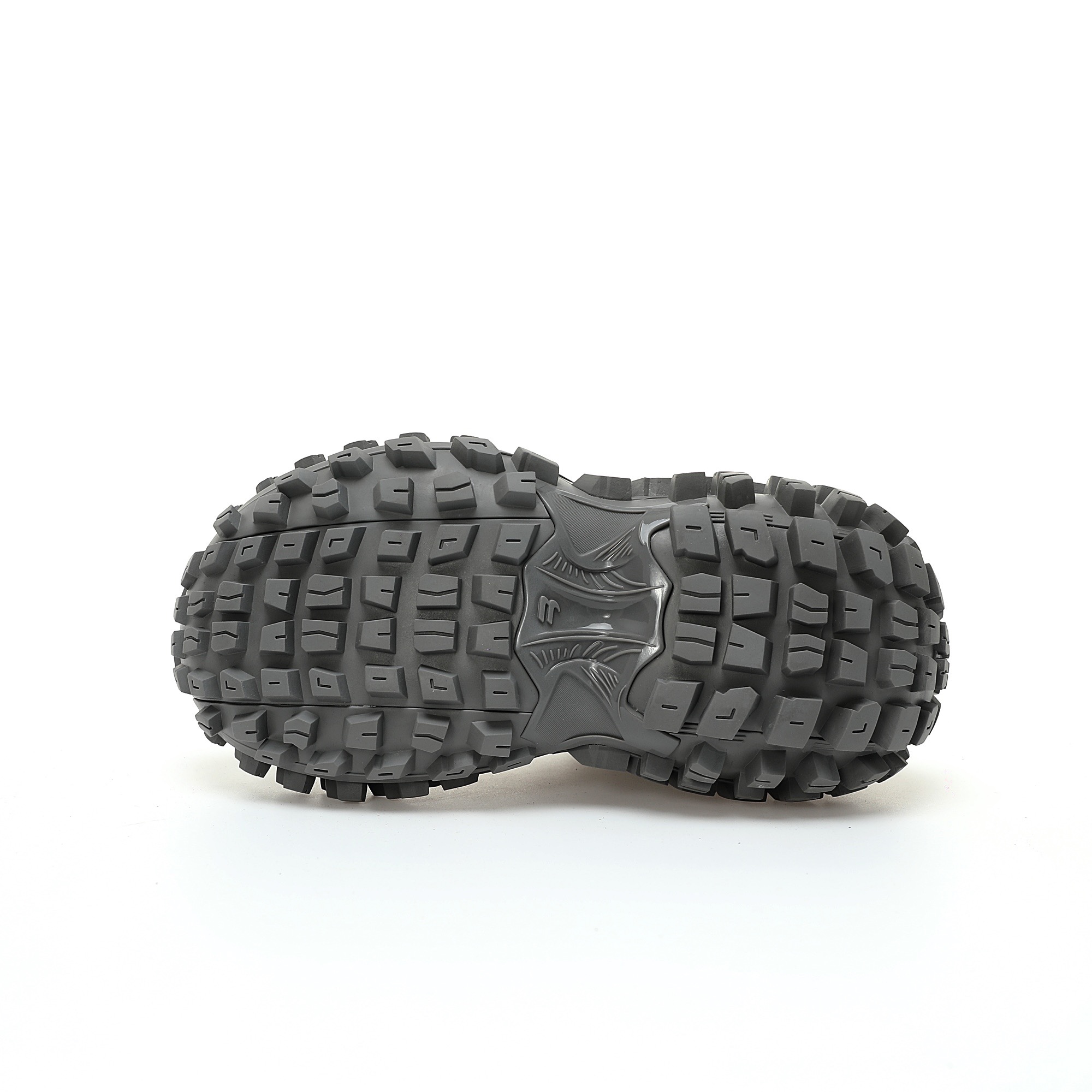 BALENCIAGA Defender Rubber Platform Sneakers"Worn-Out/Black"