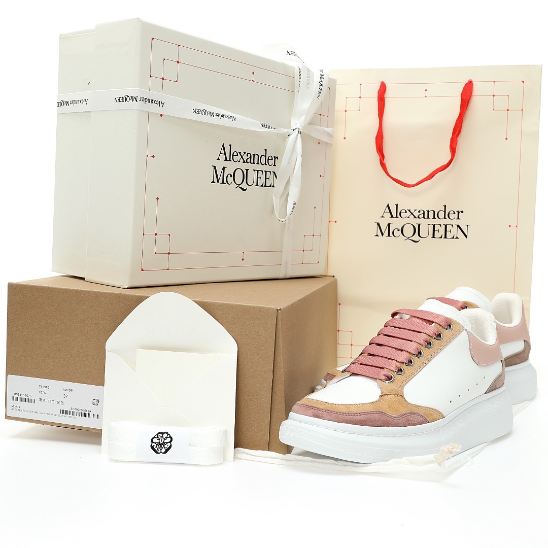 Alexander McQueen Oversized Exaggerated-Sole Suede Leather Sneakers