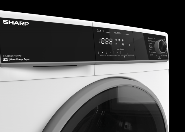 *New* Sharp 9Kg Heat Pump Dryer – KD-HD9S7GW