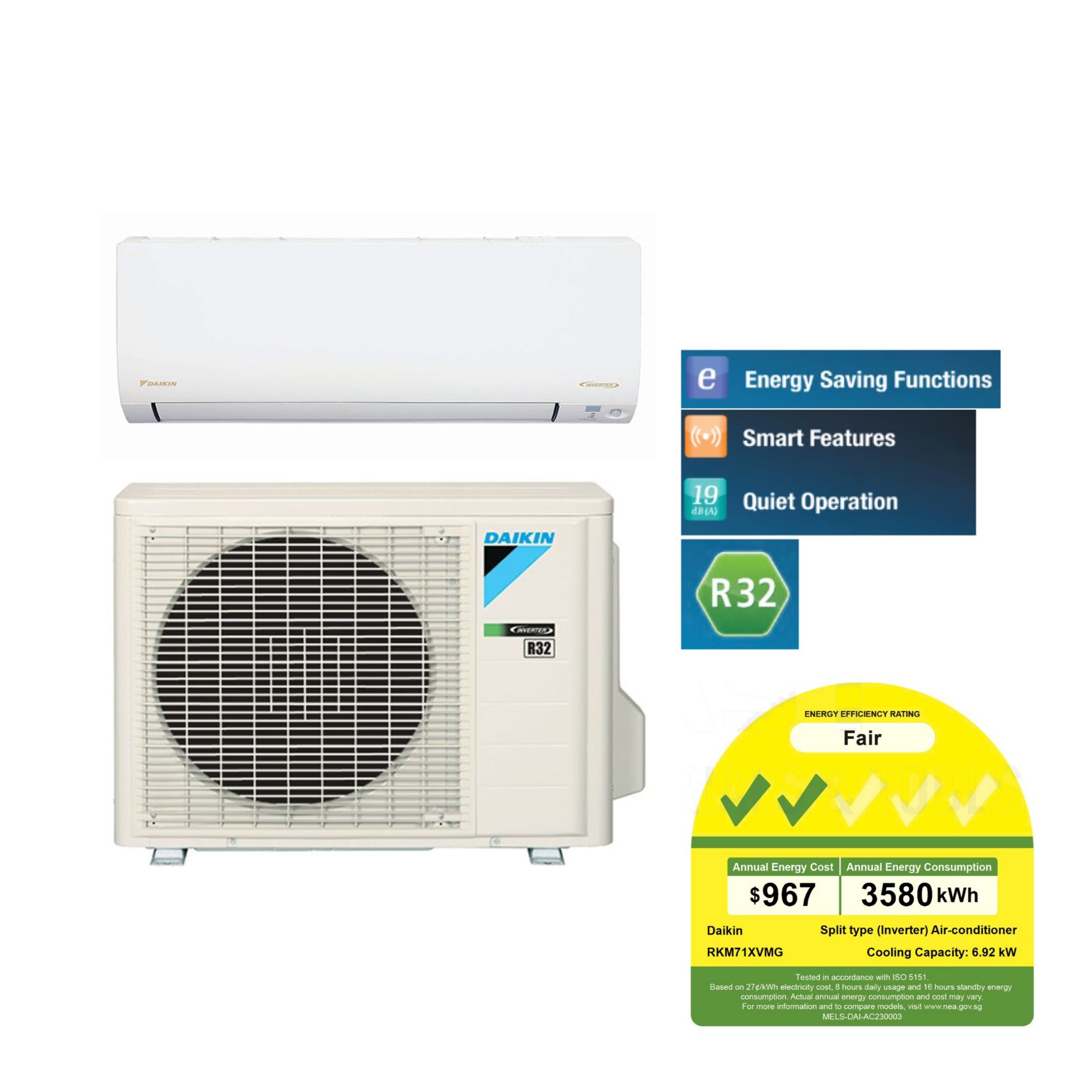 Daikin System 1 AIRCON RKM71XVMG / FTKM71XVMG