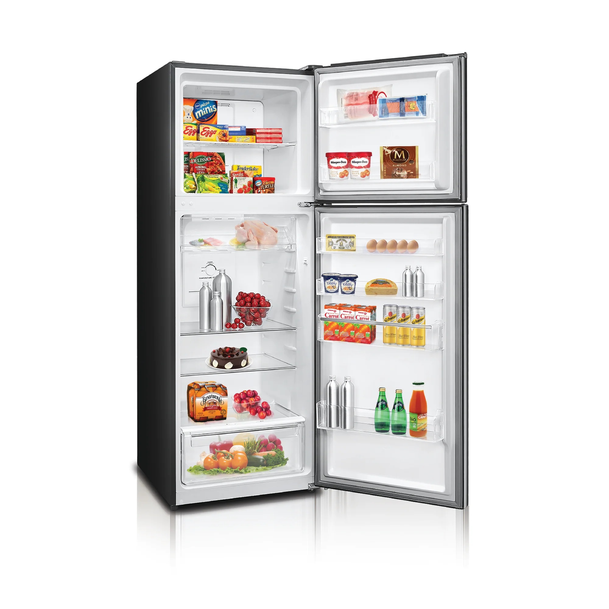 Europace 333L Top Mount 2-Door Fridge ER5371WGM