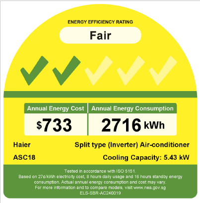 Haier System 1 AIRCON ASC18/ ASF18