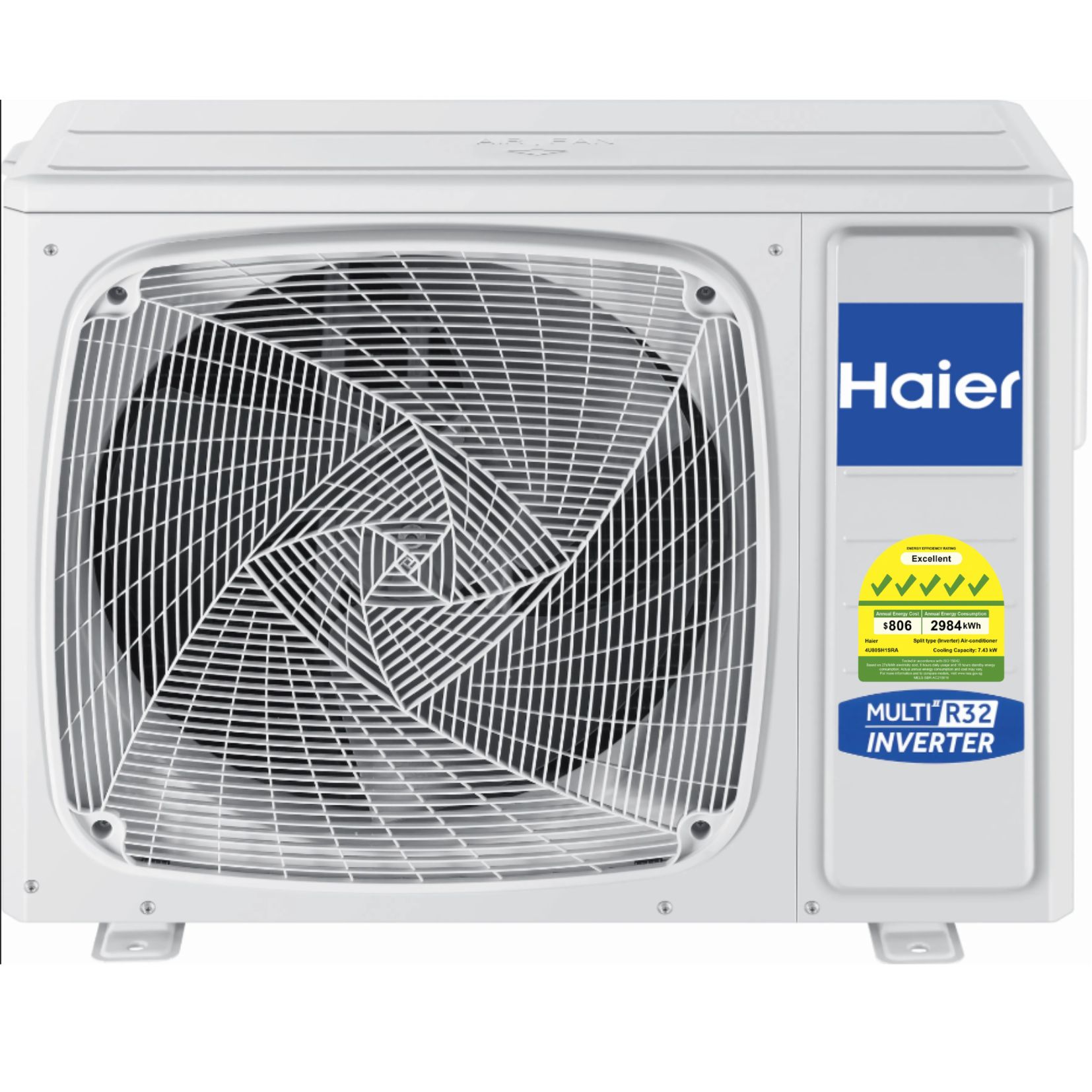 Haier System 3 AIRCON 4U80SH1SRA / 2 X AS25S2SF2FA + AS71S2SF2FA