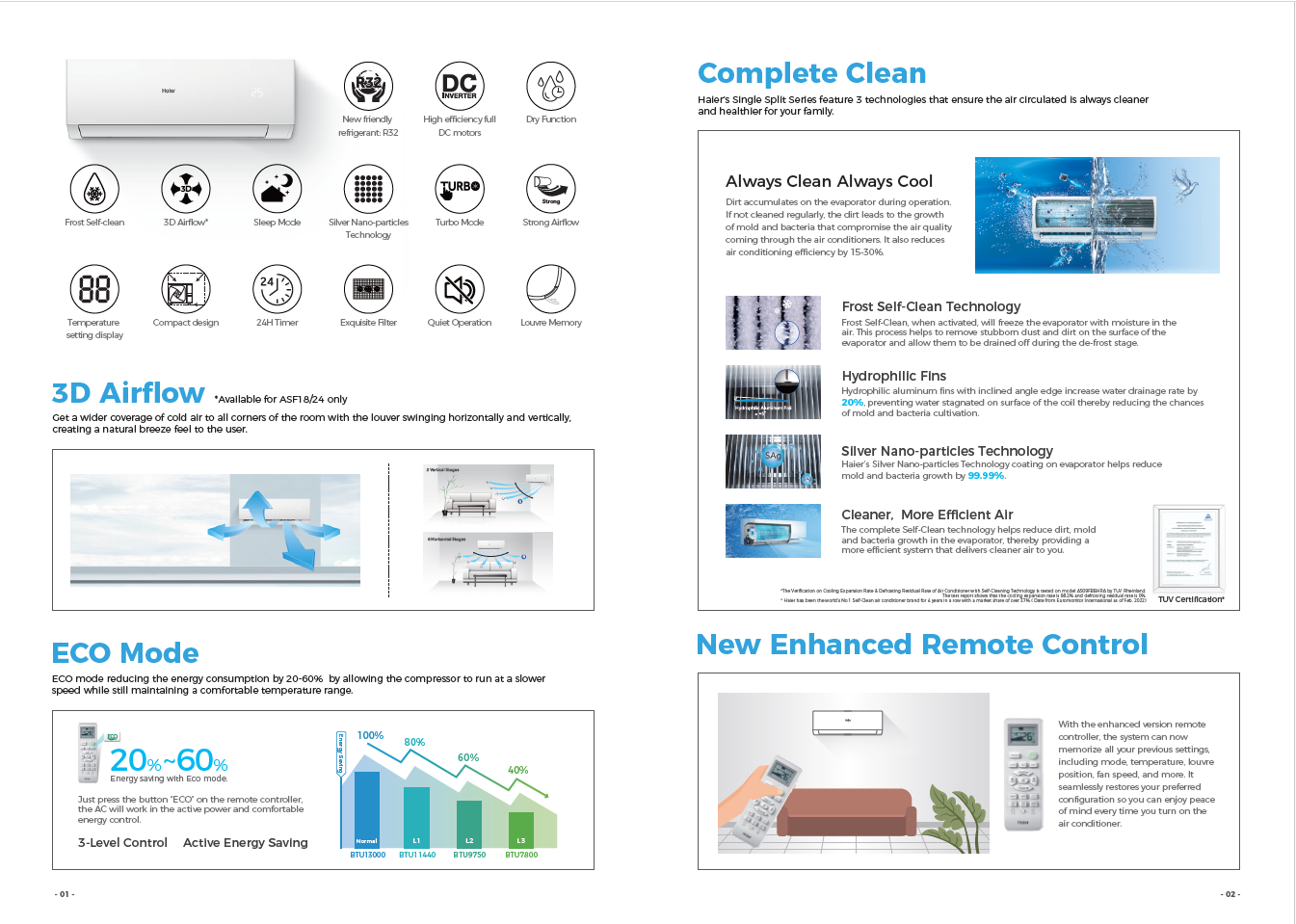 Haier System 1 AIRCON ASC10/ ASF10