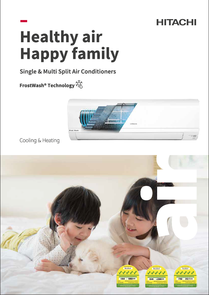 Hitachi System 2 AIRCON RAM-Z23C2MS/ RAK-ZJ10CMS + RAK-ZJ13CMS