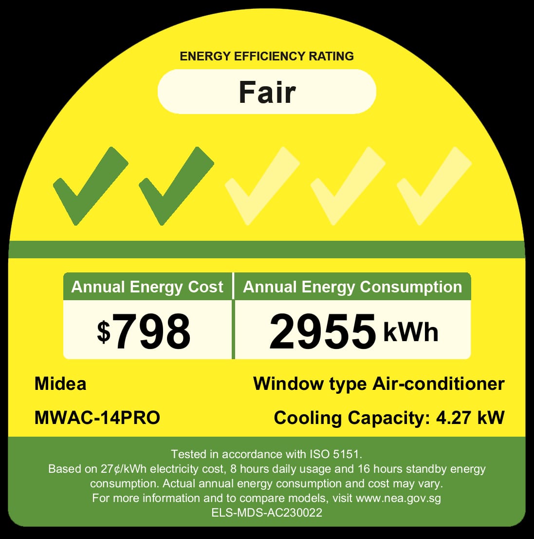 Midea 14,000BTU Window Air conditioner w/ Installation MWAC14PRO