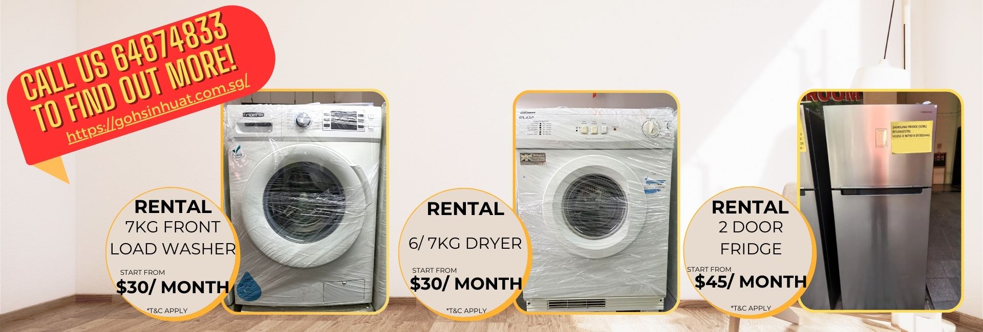 Rental for Home Appliances