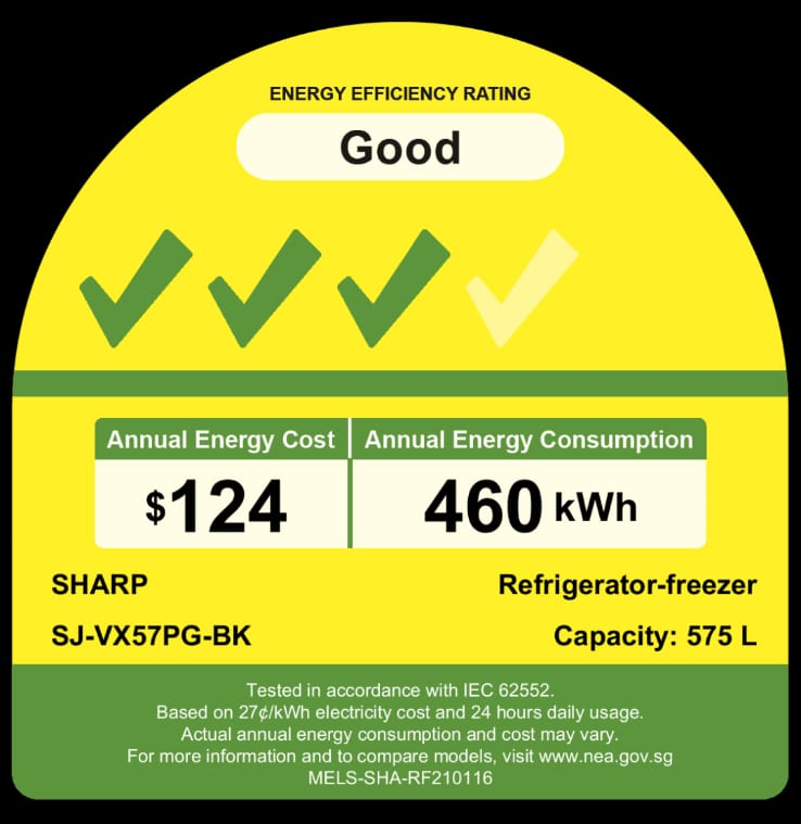 *New* Sharp 567L Multi Door Refrigerator SJ-VX57PG