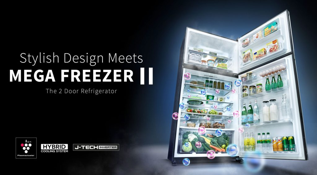 *New* Sharp Grand 512L Top Freezer Refrigerator SJ-PG51P2