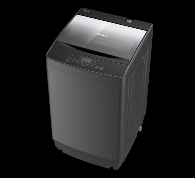 *New* Sharp 8Kg Top Load Washing Machine – ES-G80G