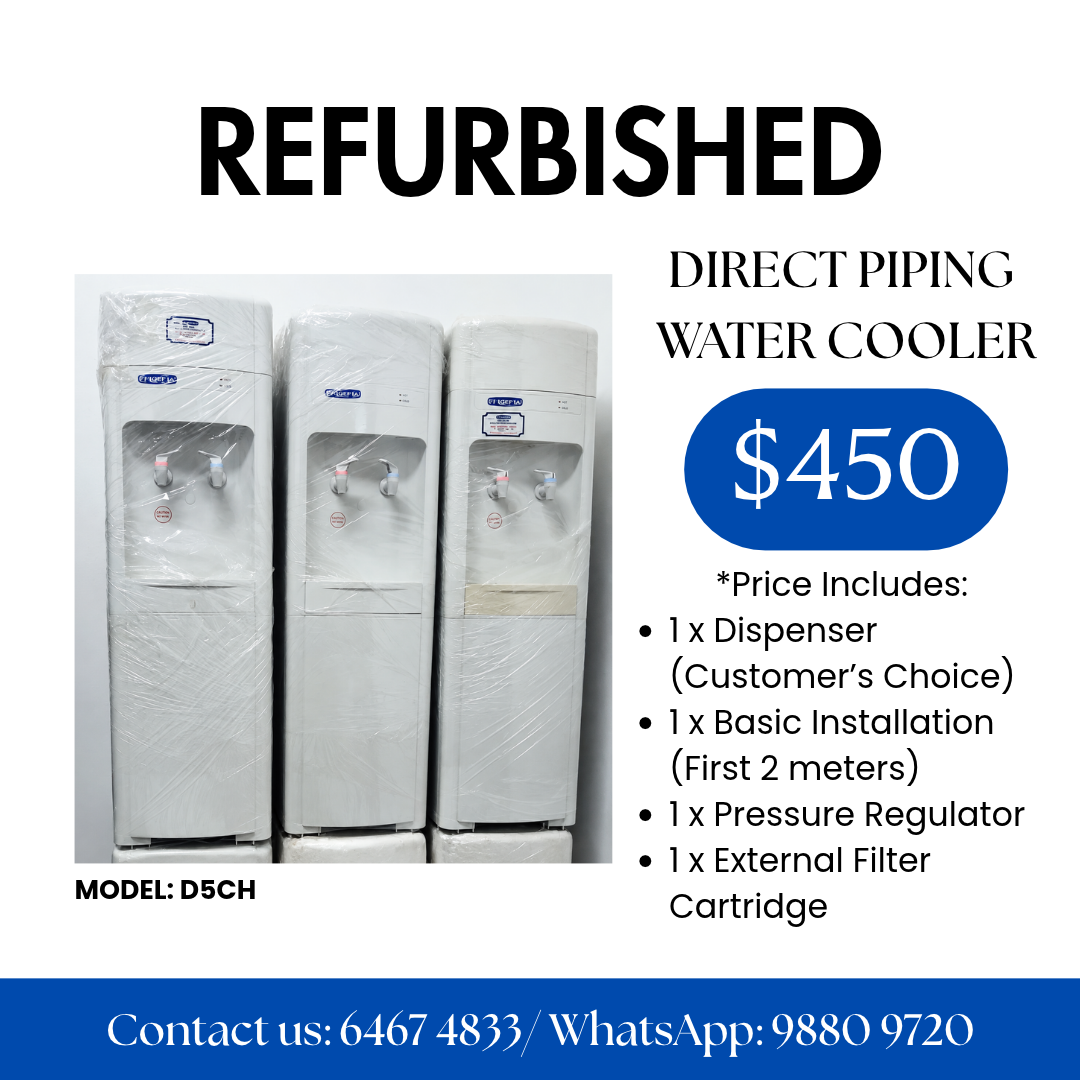 [Refurbished] Pre-Owned Frigeria Floor Standing Hot & Cold Water Dispenser D5CH