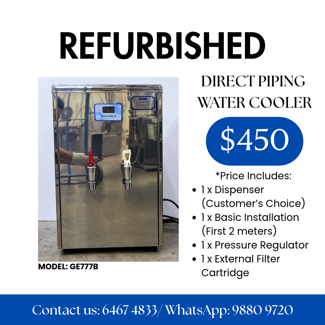 [Refurbished] Pre-Owned Frigeria Table Top Hot & Cold Water Dispenser GE777B