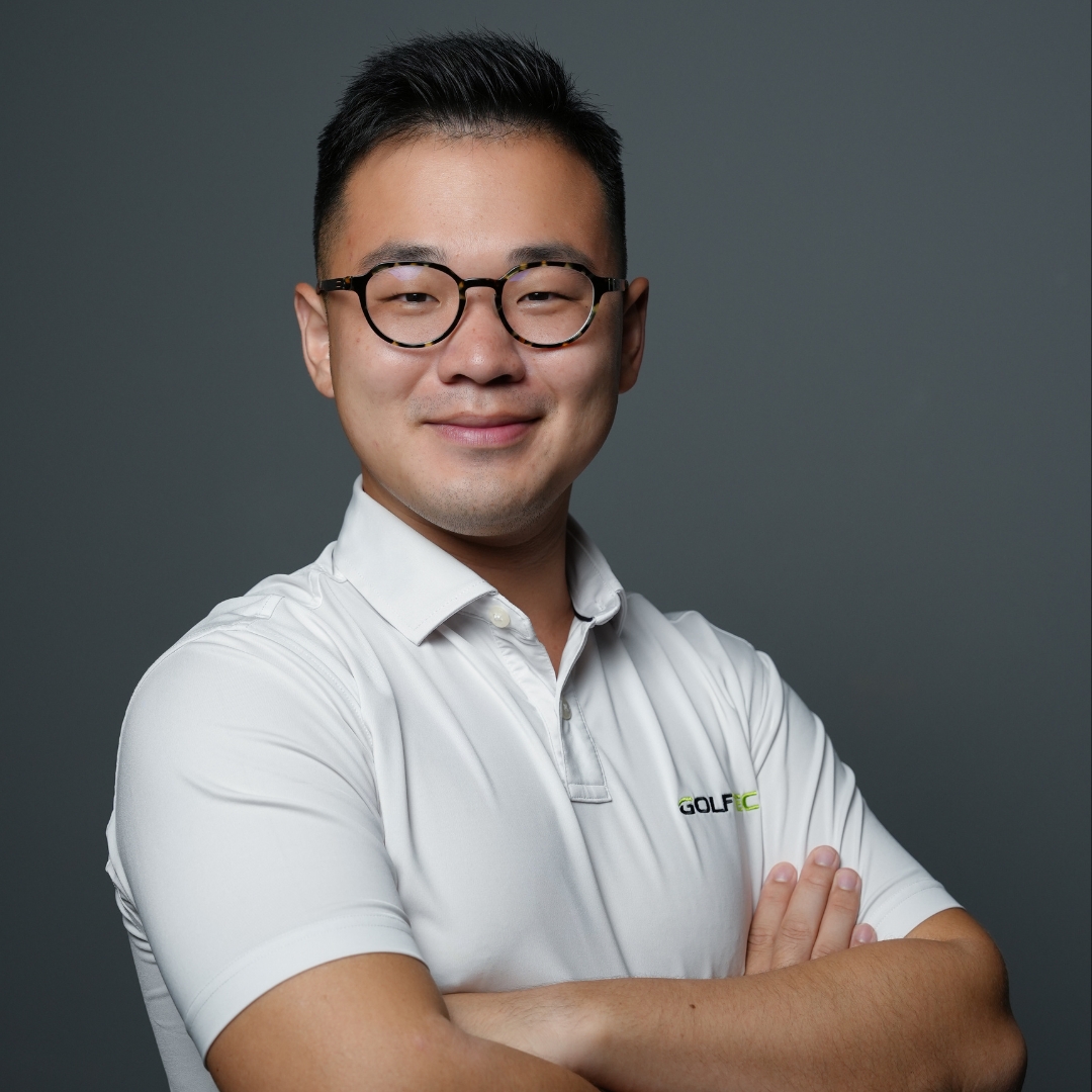 Gene Lam - a golf coach at GOLFTEC Singapore Raffles Place