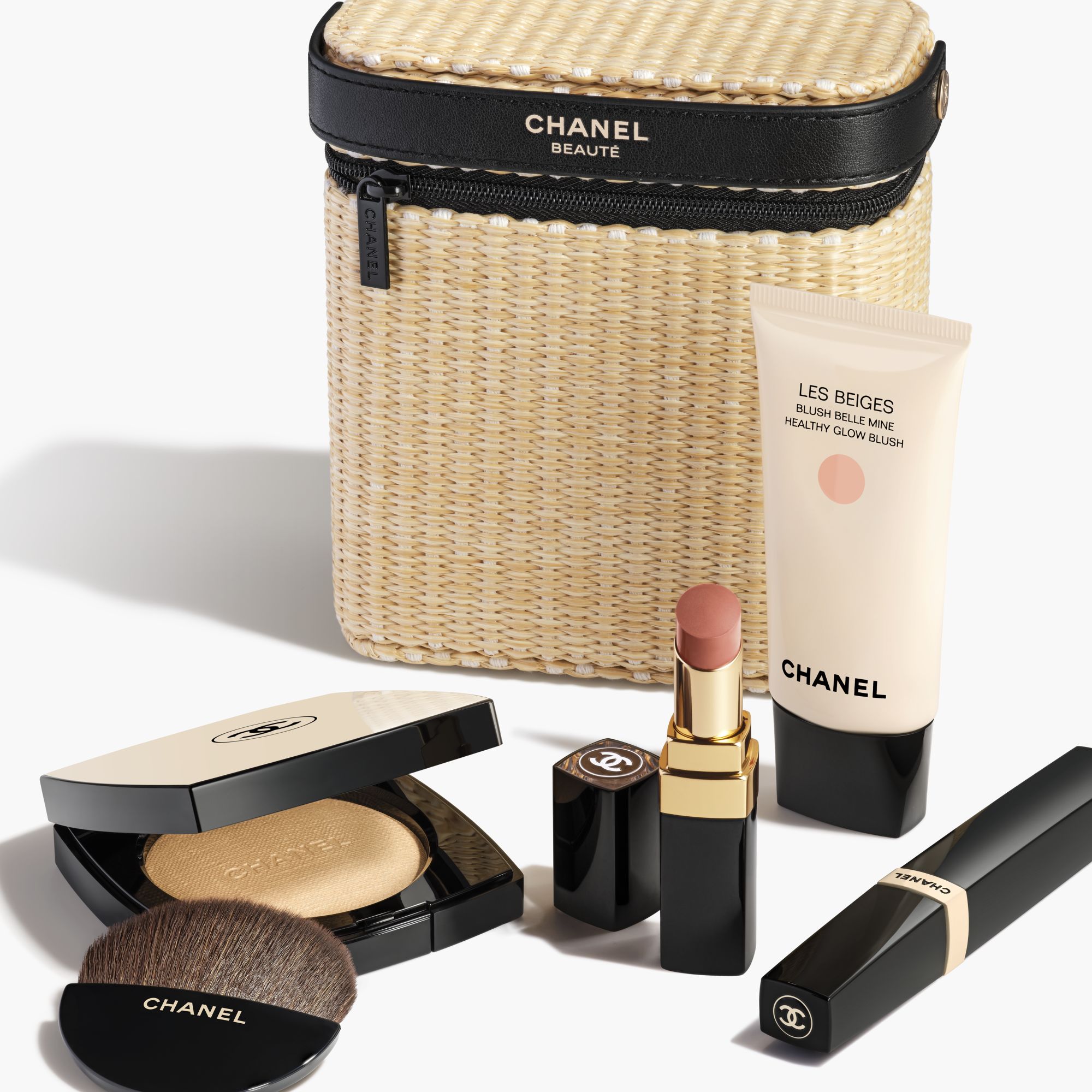 BLUSH DELICE 30ml + MASCARA NOIR 6g + POUDRE LUMIERE D'ETE 8g + ROUGE COCO FLASH SWEET 3g
