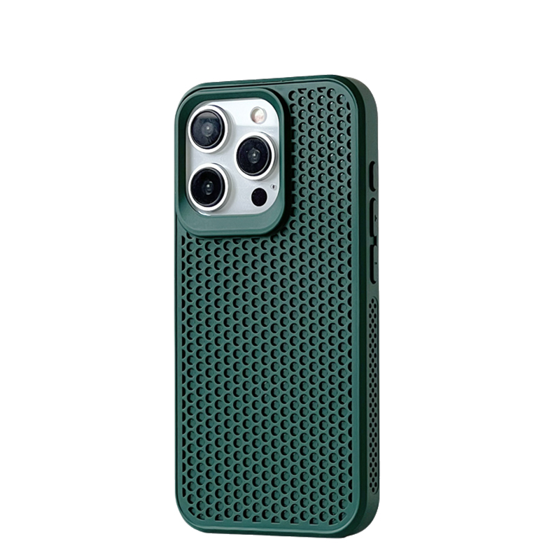 通気性ハニカム構造メッシュ iPhoneケース