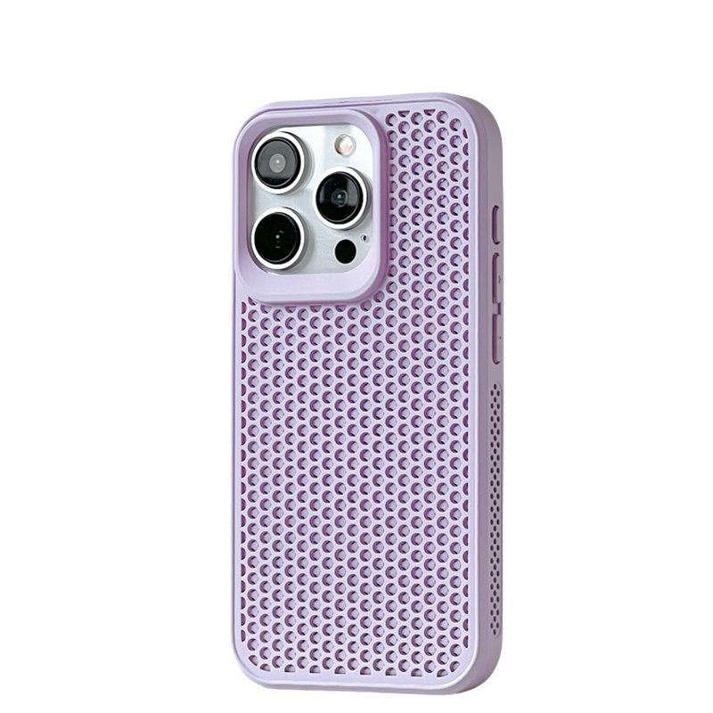 通気性ハニカム構造メッシュ iPhoneケース