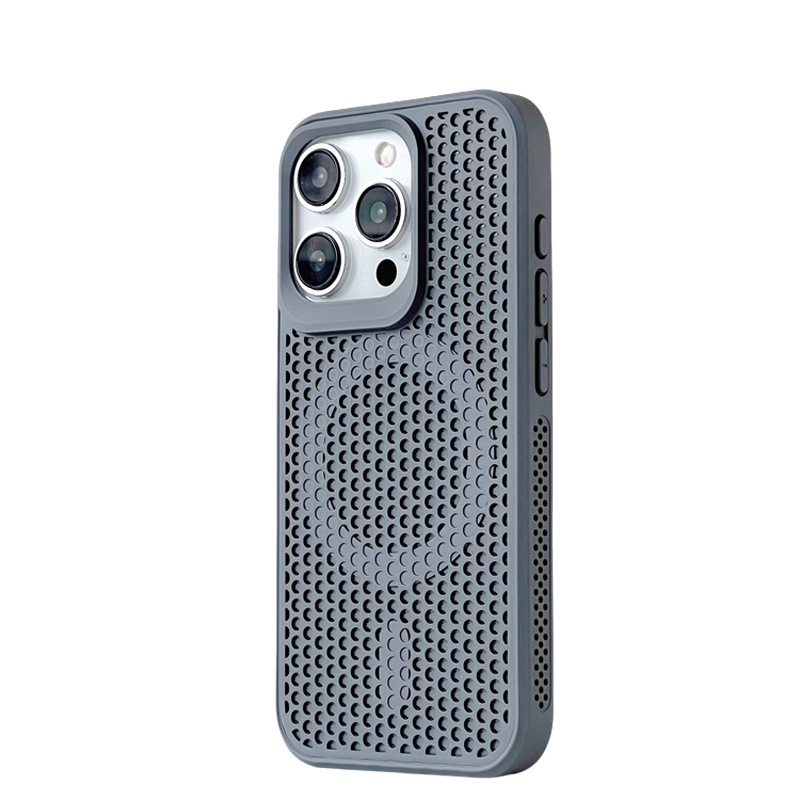 通気性ハニカム構造メッシュ iPhoneケース