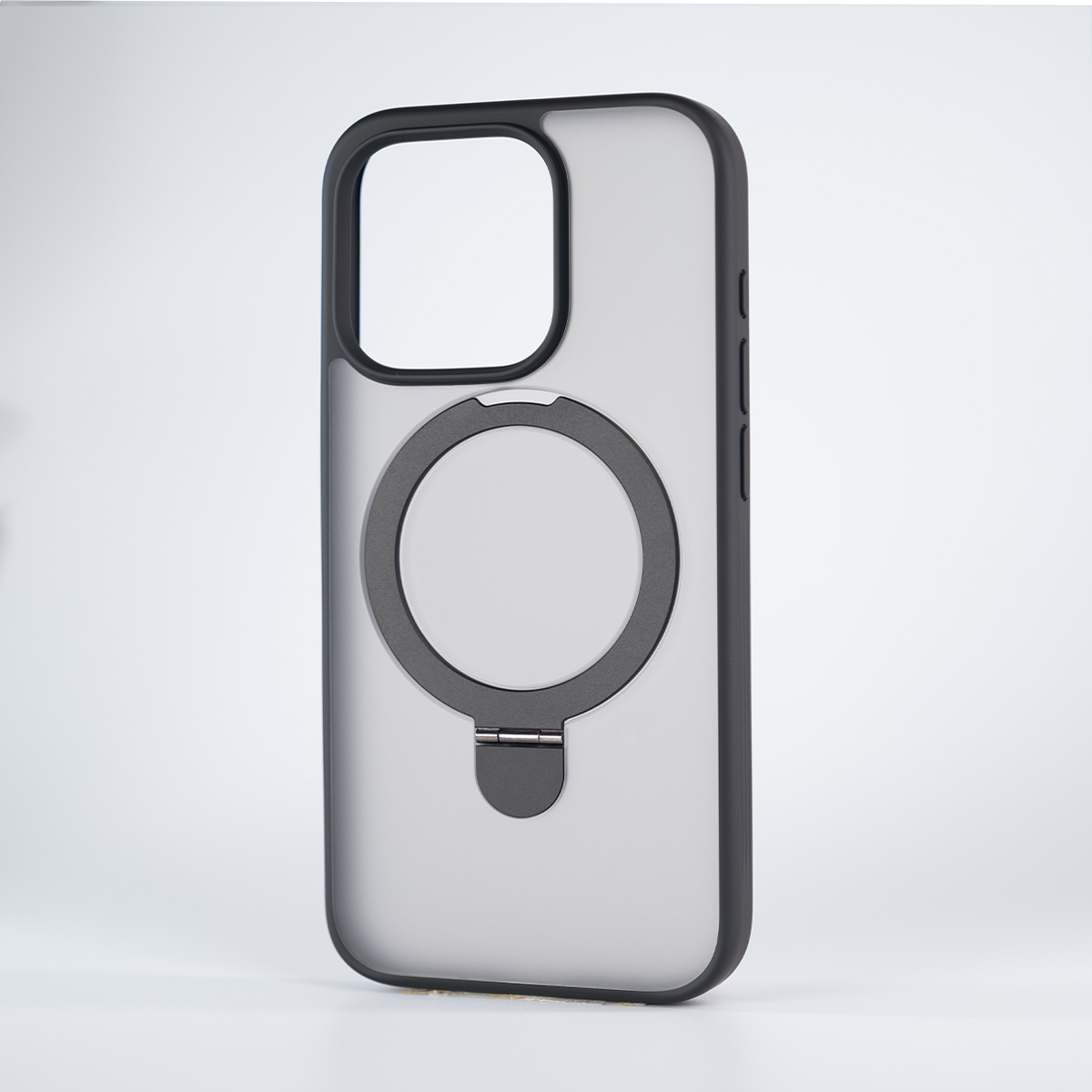 多機能スタンド Magsafe対応 フロスト防指紋iPhoneケース