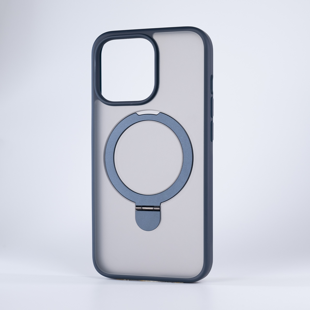 多機能スタンド Magsafe対応 フロスト防指紋iPhoneケース