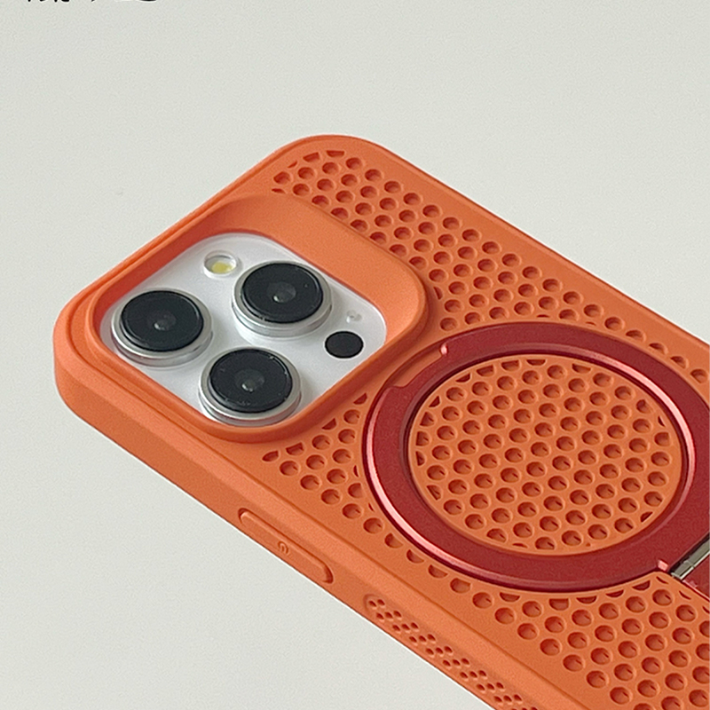 新・通気性メッシュ＋Magsafe対応＋多機能スタンドiPhoneケース