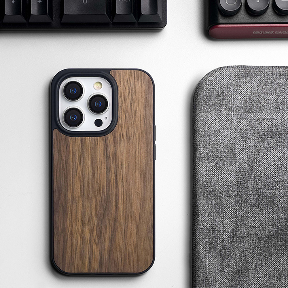 ウォールナット天然木 Magsafe対応  iPhoneケース