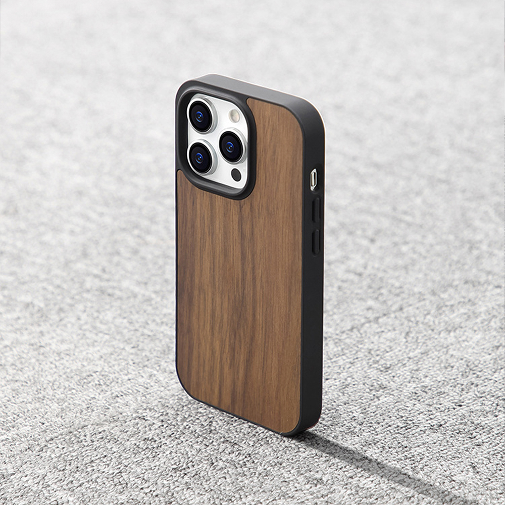 ウォールナット天然木 Magsafe対応  iPhoneケース