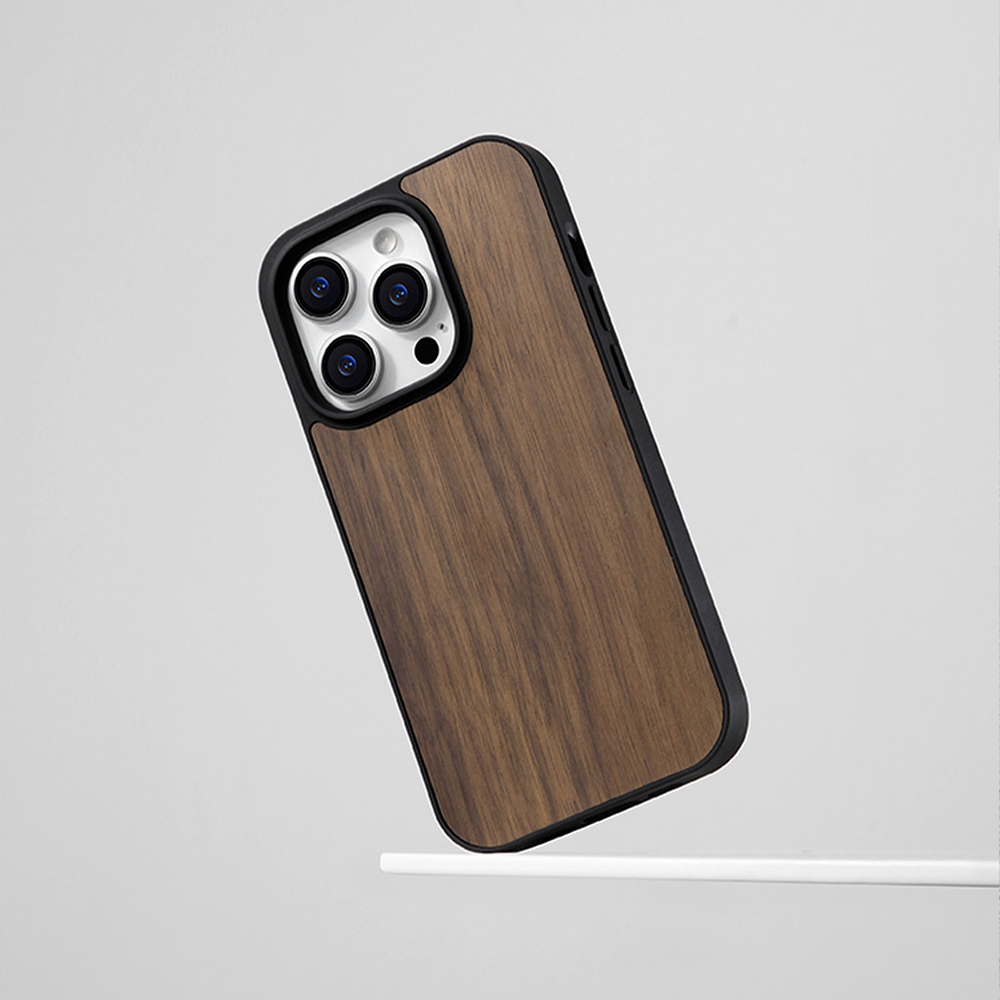 ウォールナット天然木 Magsafe対応  iPhoneケース