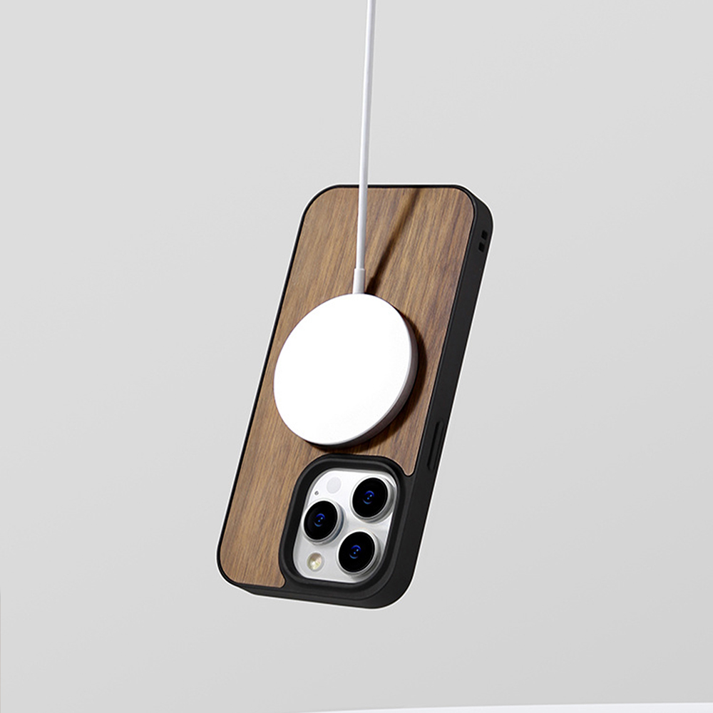 ウォールナット天然木 Magsafe対応  iPhoneケース