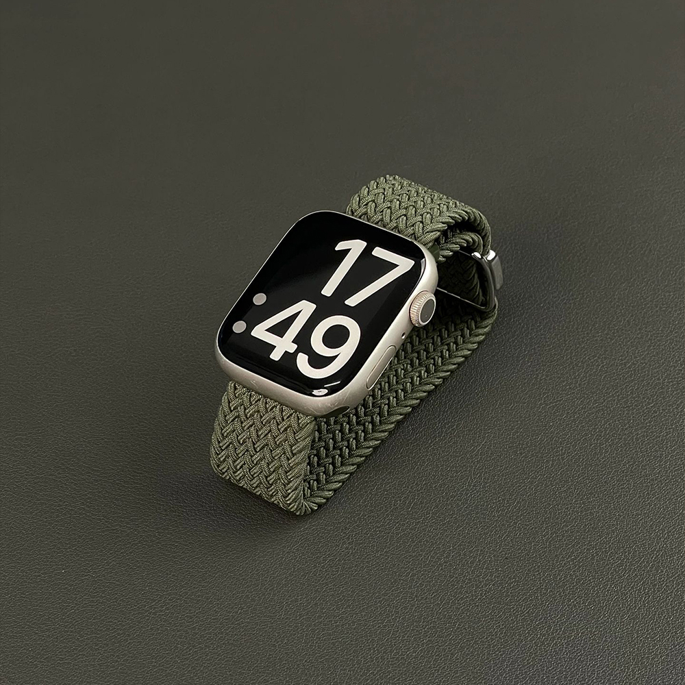 編み込みナイロン・マグネット式Apple Watchバンド