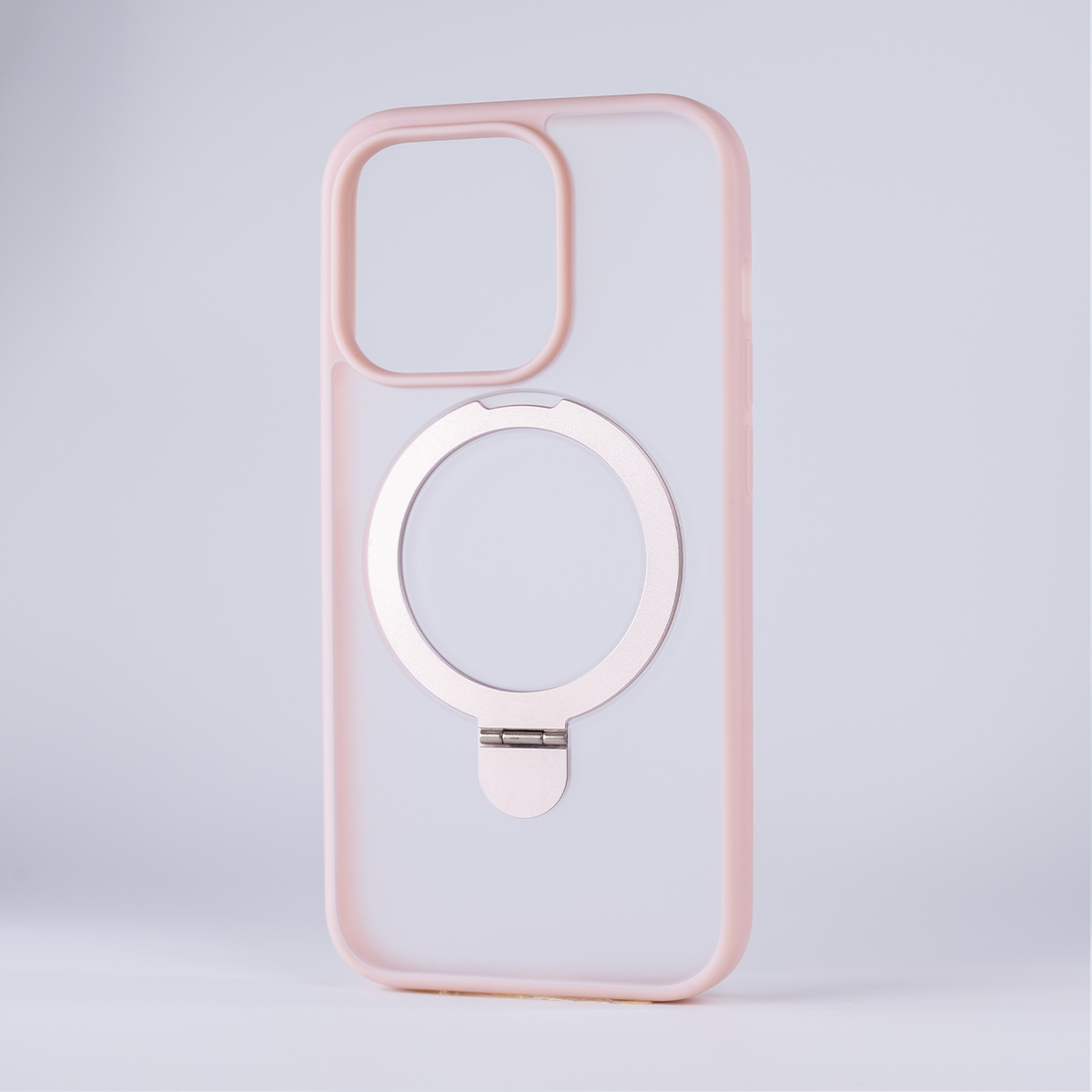 多機能スタンド Magsafe対応 フロスト防指紋iPhoneケース