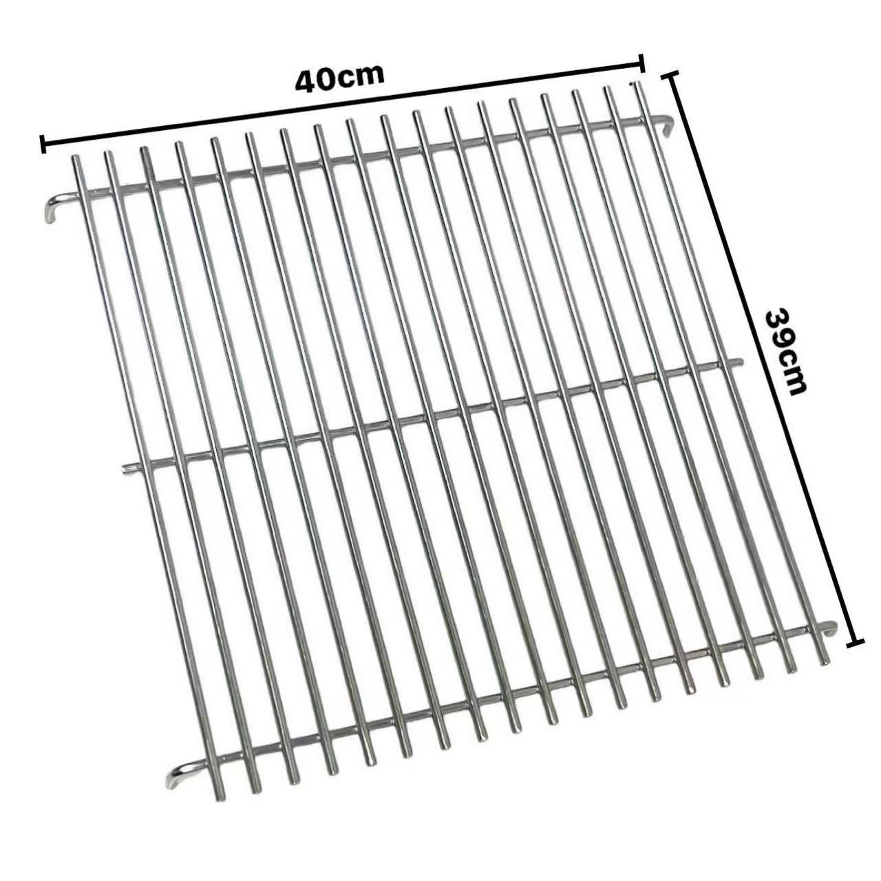 WillBBQ 6mm Stainless Steel Grill Grate - Thick Bars for Serious Grilling