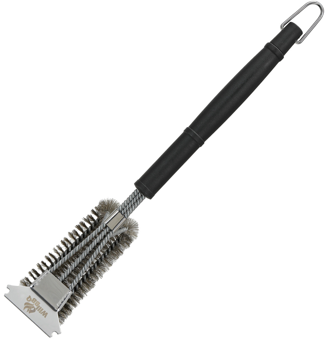 WillBBQ Triple Coil Grill Cleaning Brush