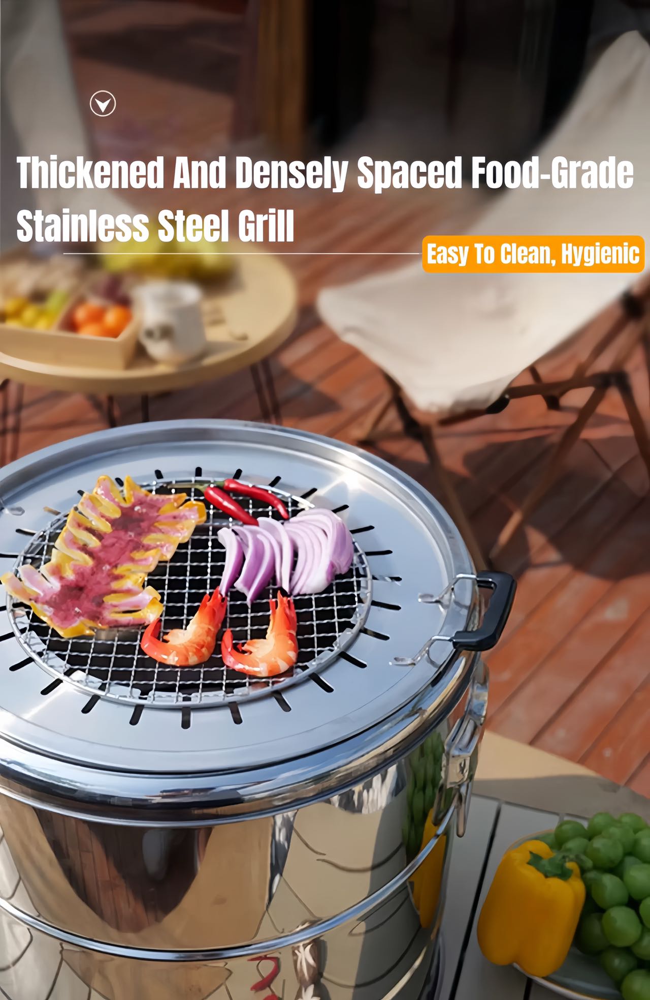 WillBBQ New Generation Smokeless Hanging BBQ Grill