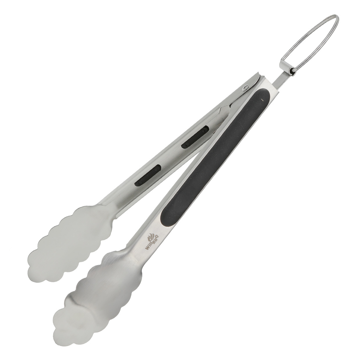 WillBBQ 9" Stainless Steel Grilling Tong