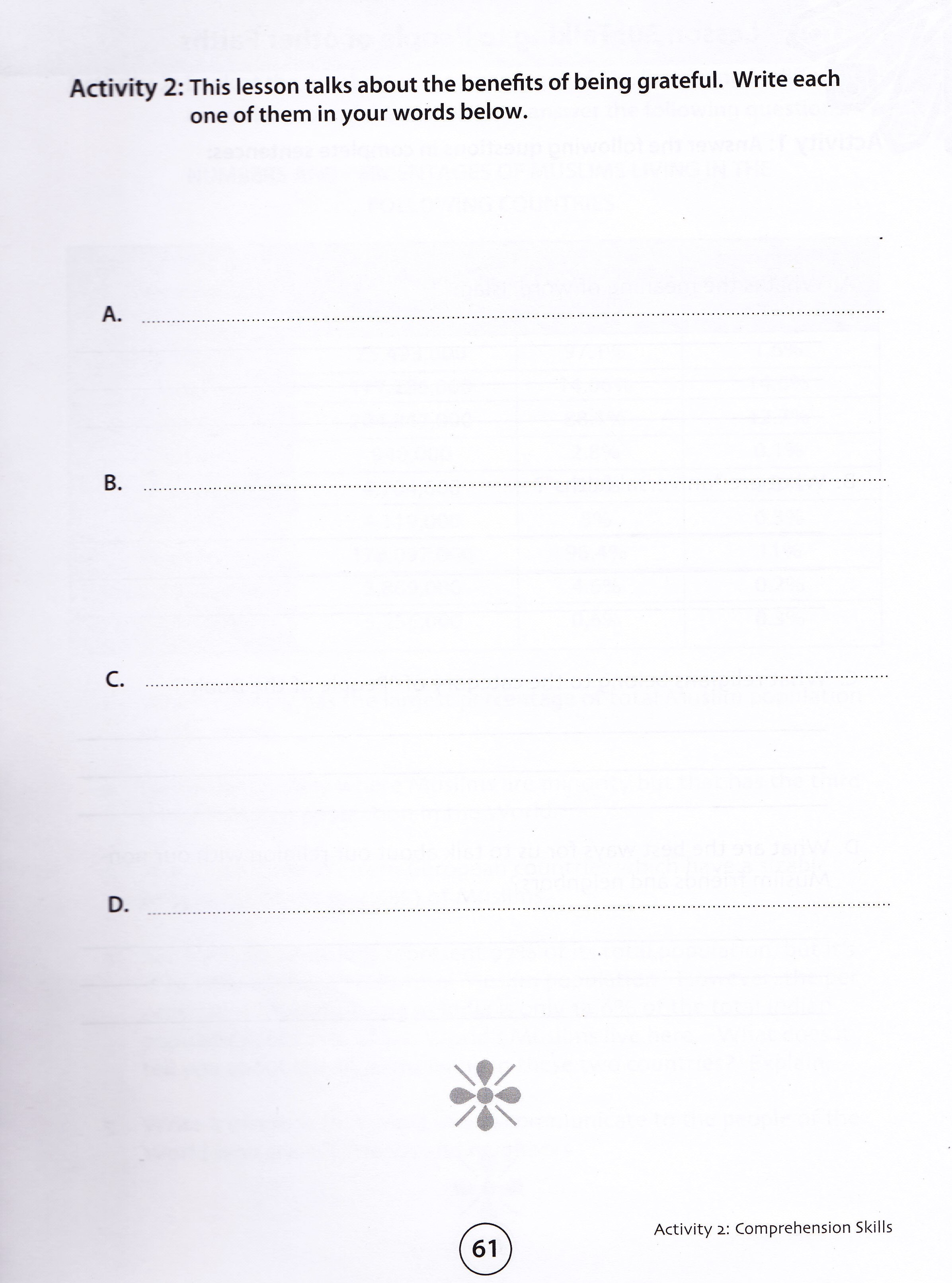 We Are Muslim Grade 6 Workbook