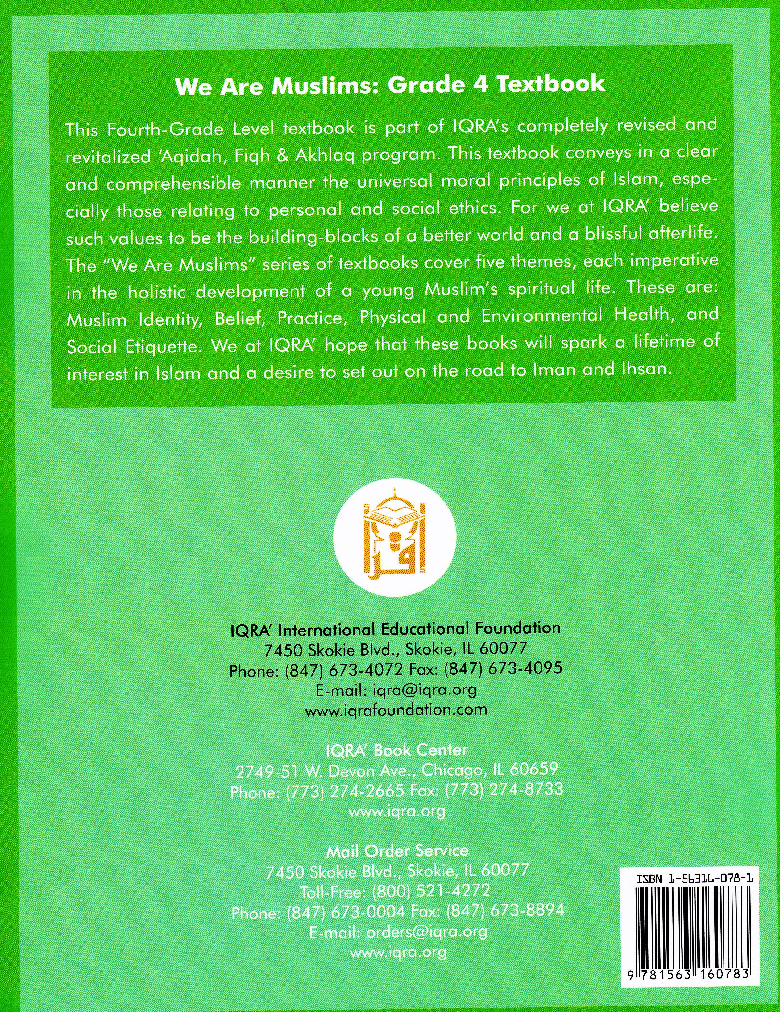 We Are Muslim Grade 4  Textbook